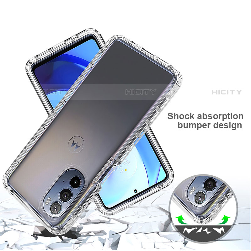 Coque Ultra Fine Transparente Souple Housse Etui 360 Degres Avant et Arriere Degrade pour Motorola Moto G Stylus (2022) 5G Plus