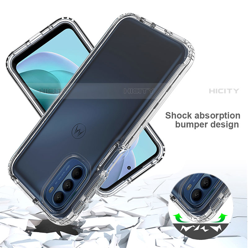 Coque Ultra Fine Transparente Souple Housse Etui 360 Degres Avant et Arriere Degrade pour Motorola Moto G31 Plus