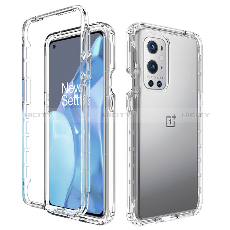 Coque Ultra Fine Transparente Souple Housse Etui 360 Degres Avant et Arriere Degrade pour OnePlus 9 Pro 5G Plus