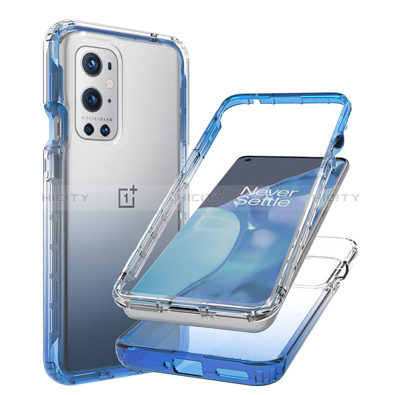 Coque Ultra Fine Transparente Souple Housse Etui 360 Degres Avant et Arriere Degrade pour OnePlus 9 Pro 5G Plus