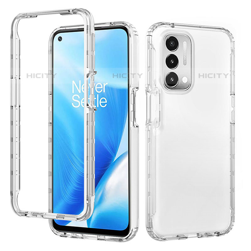 Coque Ultra Fine Transparente Souple Housse Etui 360 Degres Avant et Arriere Degrade pour OnePlus Nord N200 5G Clair Plus