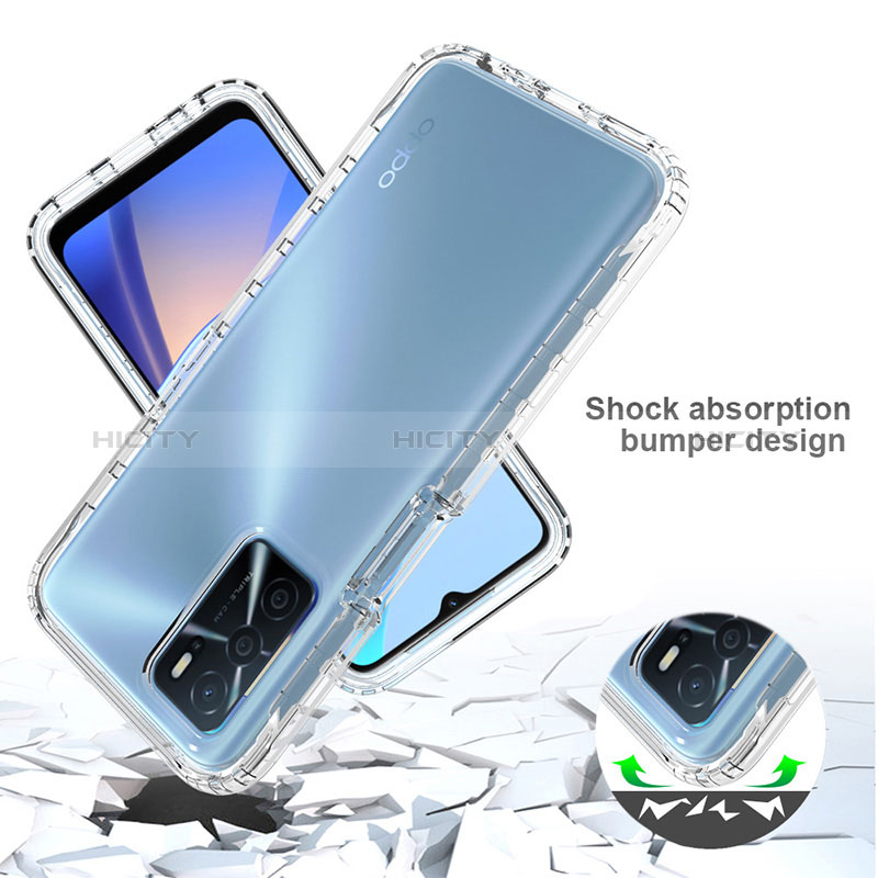 Coque Ultra Fine Transparente Souple Housse Etui 360 Degres Avant et Arriere Degrade pour Oppo A16 Plus