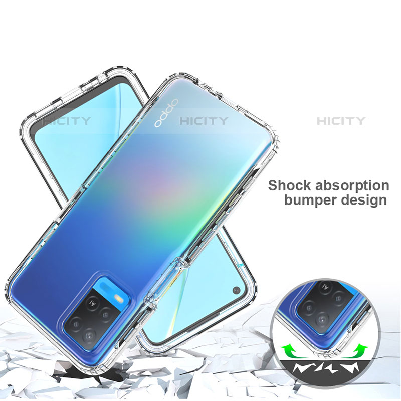 Coque Ultra Fine Transparente Souple Housse Etui 360 Degres Avant et Arriere Degrade pour Oppo A54 4G Plus