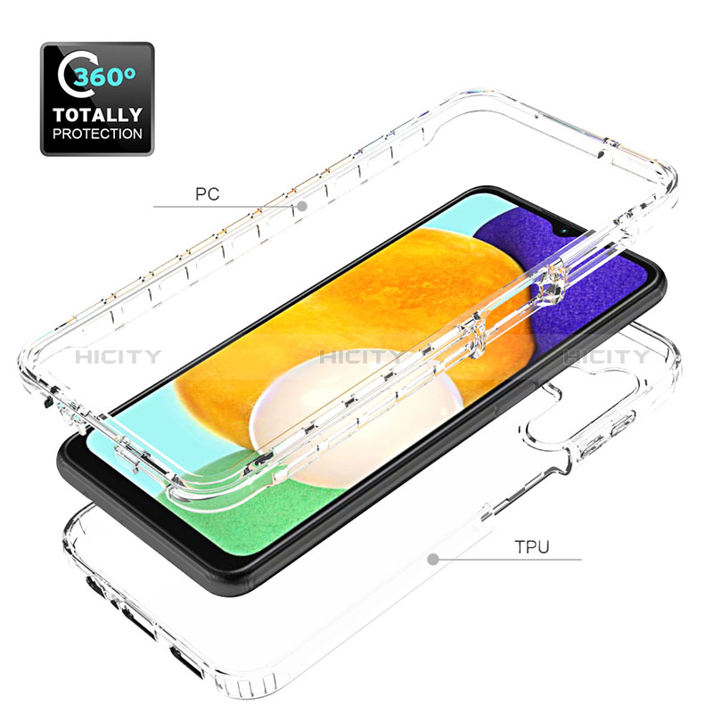 Coque Ultra Fine Transparente Souple Housse Etui 360 Degres Avant et Arriere Degrade pour Samsung Galaxy A04s Plus