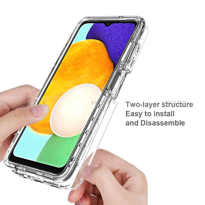 Coque Ultra Fine Transparente Souple Housse Etui 360 Degres Avant et Arriere Degrade pour Samsung Galaxy A04s Plus