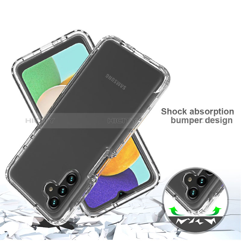 Coque Ultra Fine Transparente Souple Housse Etui 360 Degres Avant et Arriere Degrade pour Samsung Galaxy A04s Plus