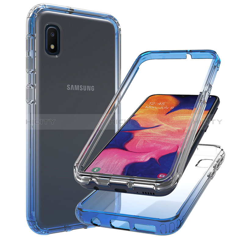 Coque Ultra Fine Transparente Souple Housse Etui 360 Degres Avant et Arriere Degrade pour Samsung Galaxy A10e Plus