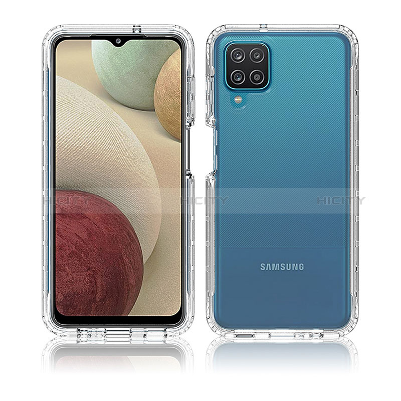 Coque Ultra Fine Transparente Souple Housse Etui 360 Degres Avant et Arriere Degrade pour Samsung Galaxy A12 5G Plus