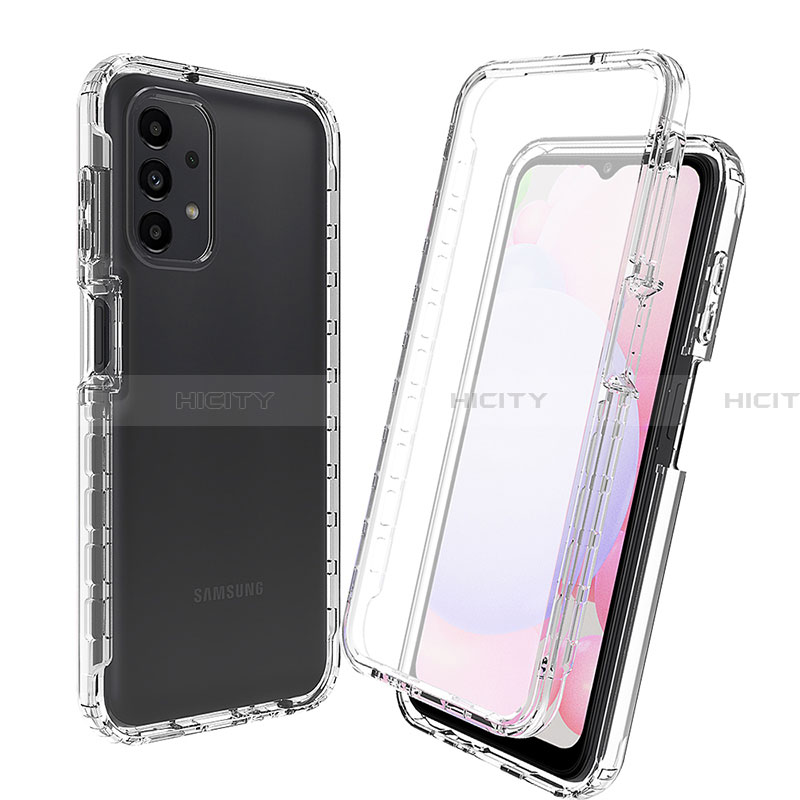 Coque Ultra Fine Transparente Souple Housse Etui 360 Degres Avant et Arriere Degrade pour Samsung Galaxy A13 4G Clair Plus