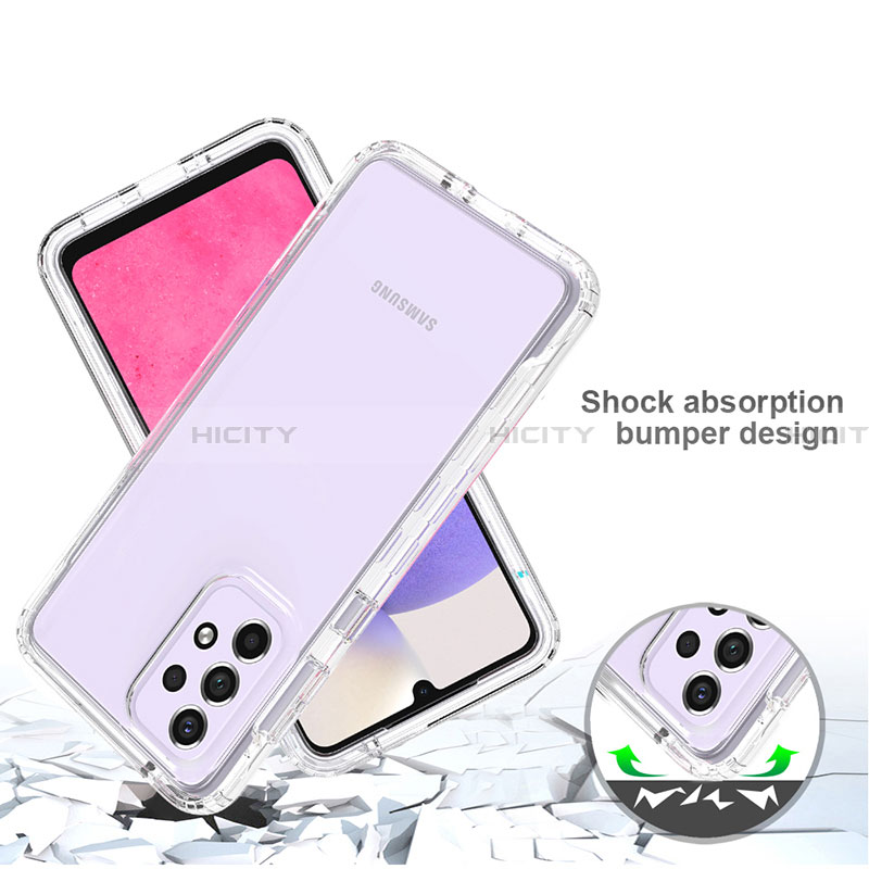 Coque Ultra Fine Transparente Souple Housse Etui 360 Degres Avant et Arriere Degrade pour Samsung Galaxy A33 5G Plus