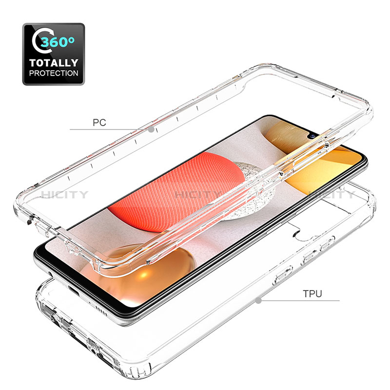 Coque Ultra Fine Transparente Souple Housse Etui 360 Degres Avant et Arriere Degrade pour Samsung Galaxy A42 5G Plus