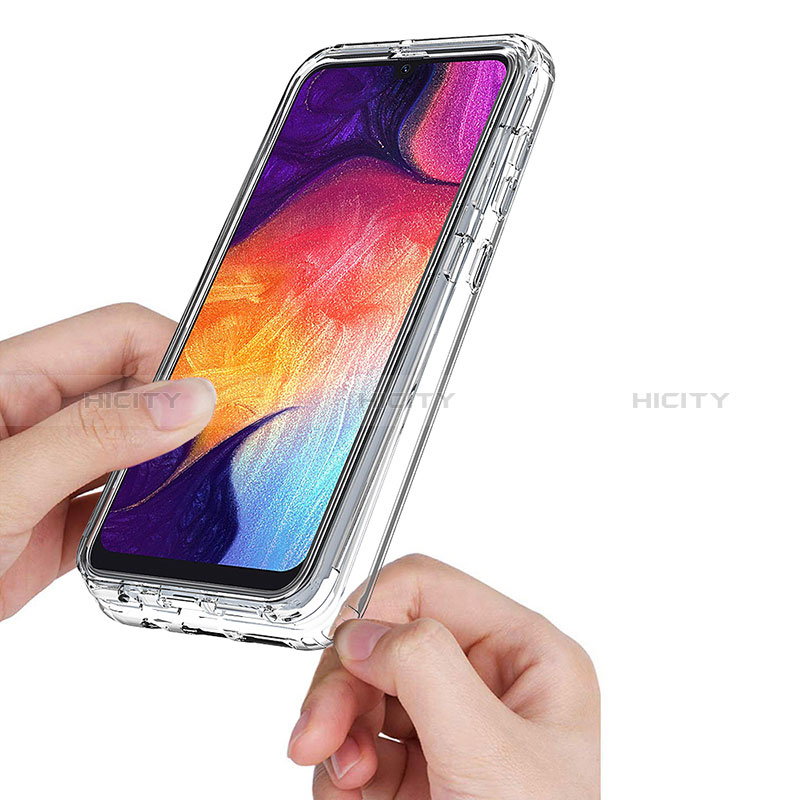 Coque Ultra Fine Transparente Souple Housse Etui 360 Degres Avant et Arriere Degrade pour Samsung Galaxy A50S Plus