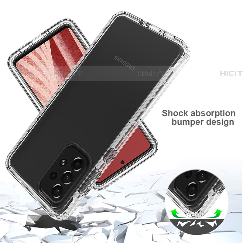 Coque Ultra Fine Transparente Souple Housse Etui 360 Degres Avant et Arriere Degrade pour Samsung Galaxy A73 5G Plus