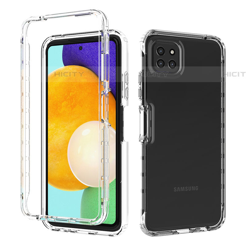 Coque Ultra Fine Transparente Souple Housse Etui 360 Degres Avant et Arriere Degrade pour Samsung Galaxy F42 5G Plus