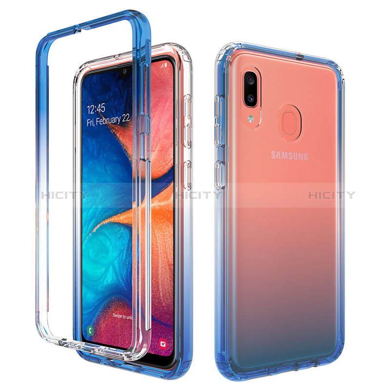 Coque Ultra Fine Transparente Souple Housse Etui 360 Degres Avant et Arriere Degrade pour Samsung Galaxy M10S Plus