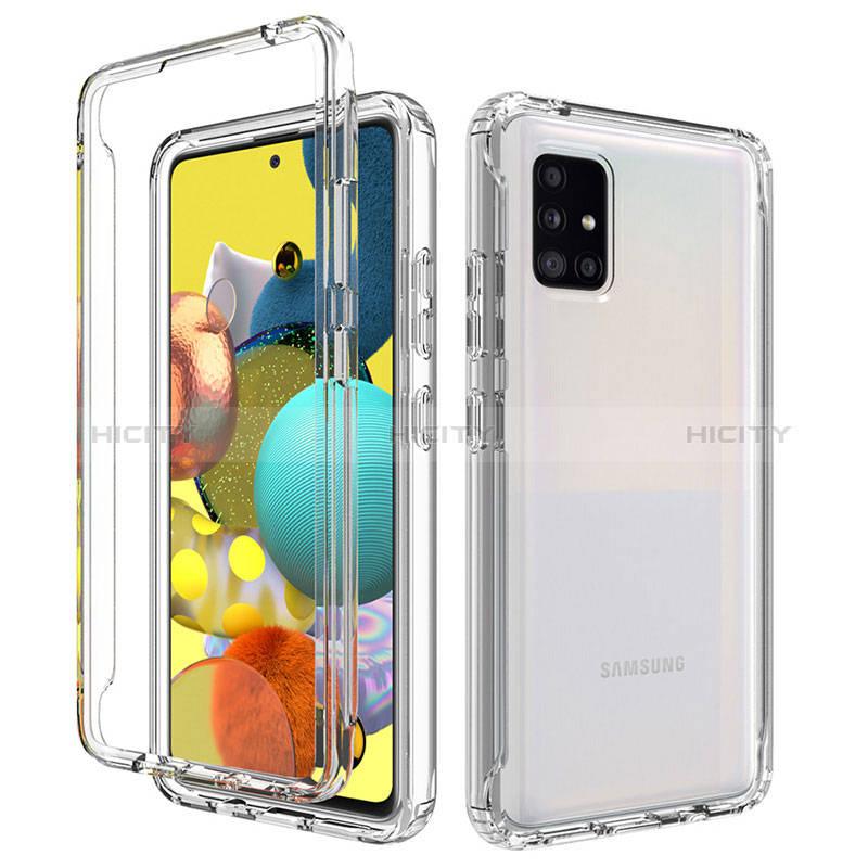 Coque Ultra Fine Transparente Souple Housse Etui 360 Degres Avant et Arriere Degrade pour Samsung Galaxy M40S Clair Plus