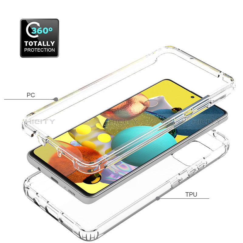 Coque Ultra Fine Transparente Souple Housse Etui 360 Degres Avant et Arriere Degrade pour Samsung Galaxy M40S Plus