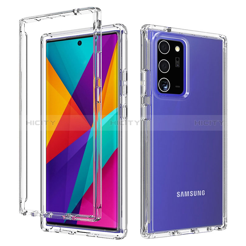 Coque Ultra Fine Transparente Souple Housse Etui 360 Degres Avant et Arriere Degrade pour Samsung Galaxy Note 20 Ultra 5G Plus