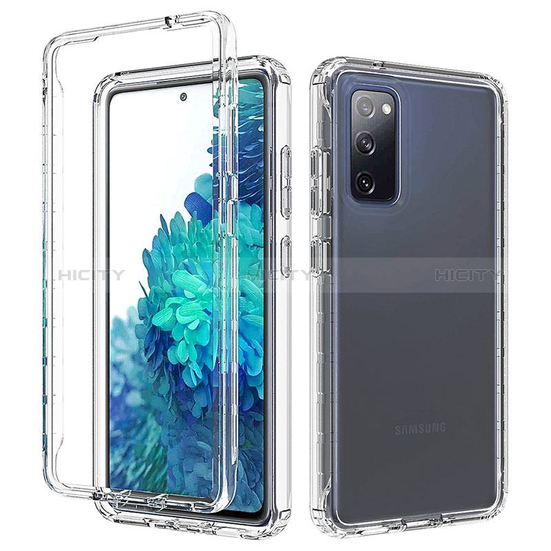 Coque Ultra Fine Transparente Souple Housse Etui 360 Degres Avant et Arriere Degrade pour Samsung Galaxy S20 FE 4G Clair Plus