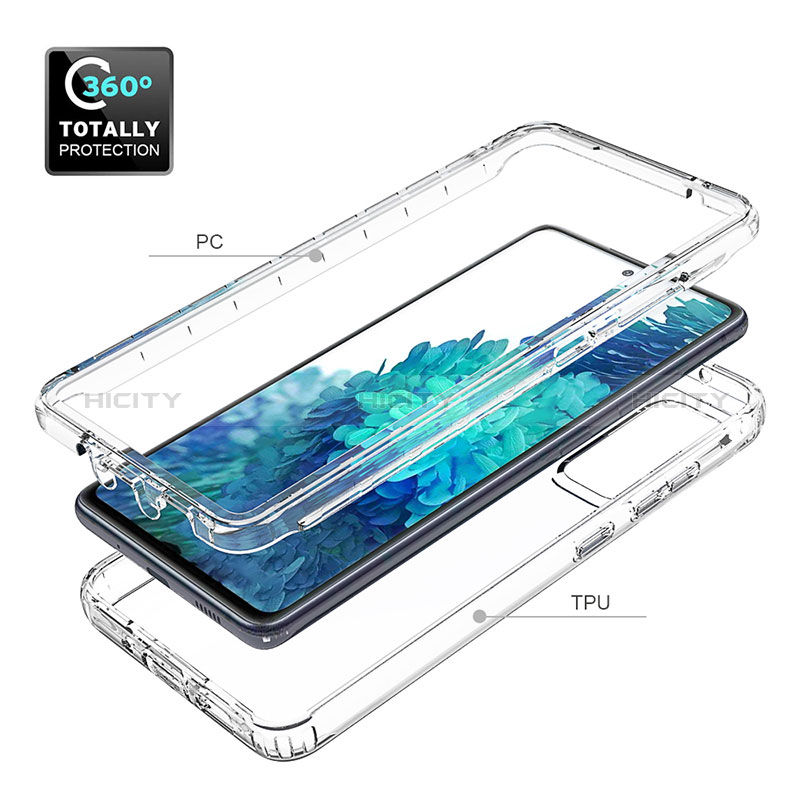 Coque Ultra Fine Transparente Souple Housse Etui 360 Degres Avant et Arriere Degrade pour Samsung Galaxy S20 FE 5G Plus