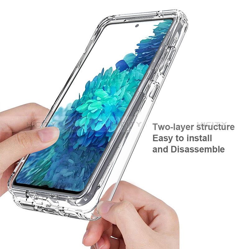 Coque Ultra Fine Transparente Souple Housse Etui 360 Degres Avant et Arriere Degrade pour Samsung Galaxy S20 Lite 5G Plus