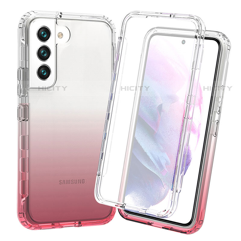 Coque Ultra Fine Transparente Souple Housse Etui 360 Degres Avant et Arriere Degrade pour Samsung Galaxy S21 Plus 5G Plus