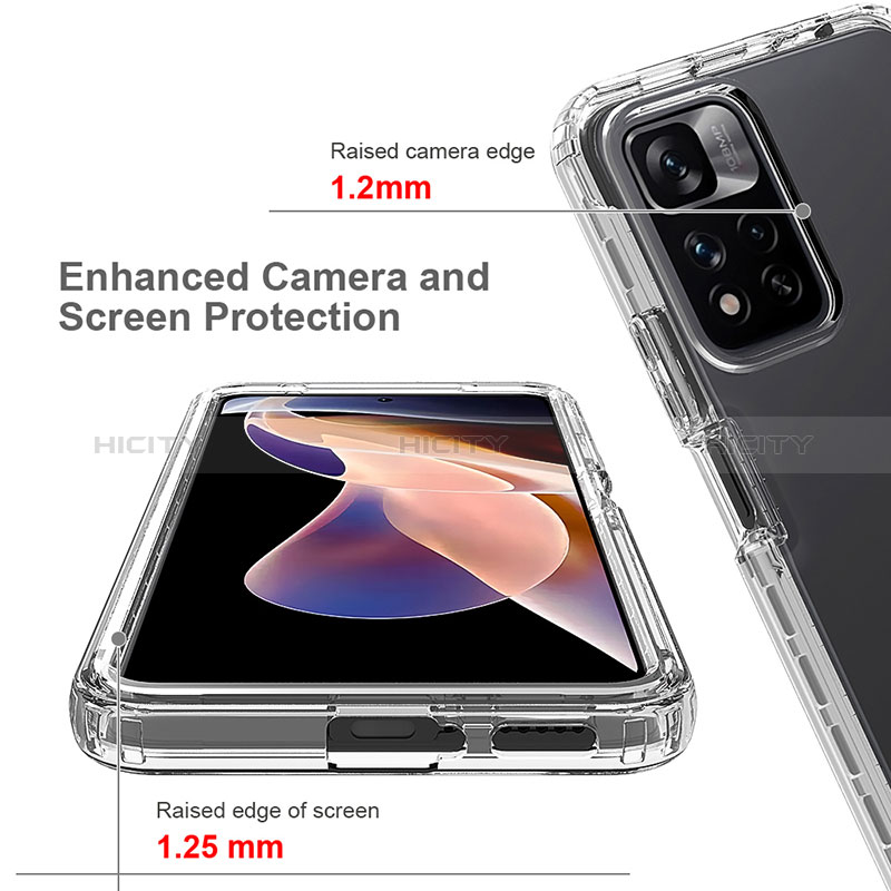 Coque Ultra Fine Transparente Souple Housse Etui 360 Degres Avant et Arriere Degrade pour Xiaomi Mi 11i 5G (2022) Plus