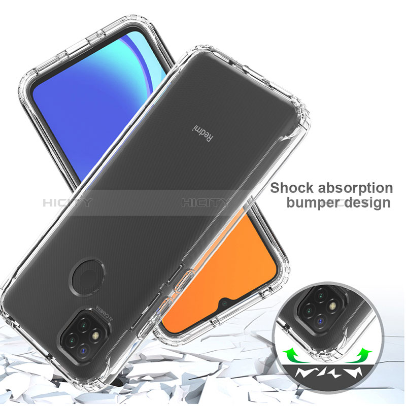 Coque Ultra Fine Transparente Souple Housse Etui 360 Degres Avant et Arriere Degrade pour Xiaomi POCO C3 Plus