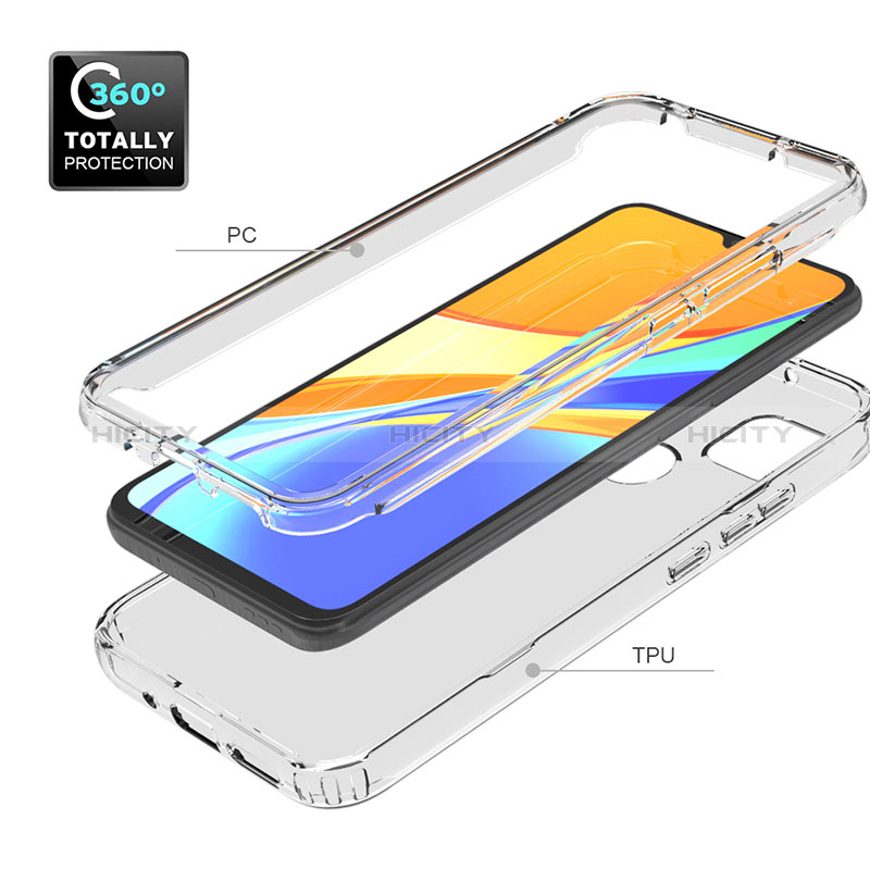 Coque Ultra Fine Transparente Souple Housse Etui 360 Degres Avant et Arriere Degrade pour Xiaomi POCO C31 Plus