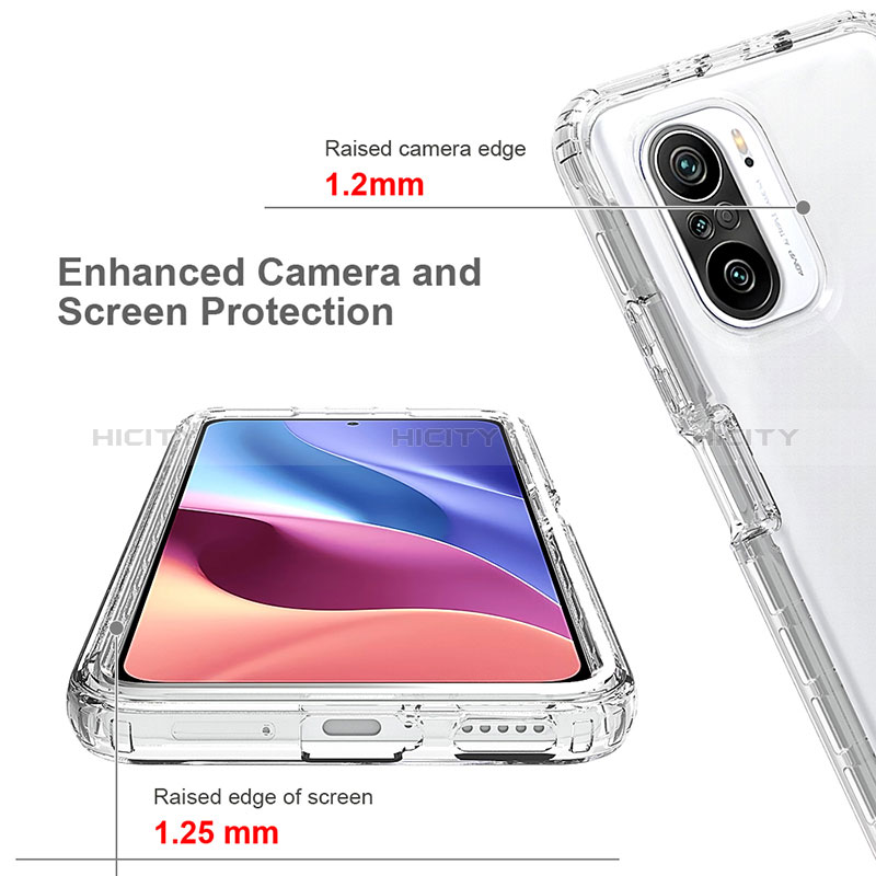 Coque Ultra Fine Transparente Souple Housse Etui 360 Degres Avant et Arriere Degrade pour Xiaomi Poco F3 5G Plus