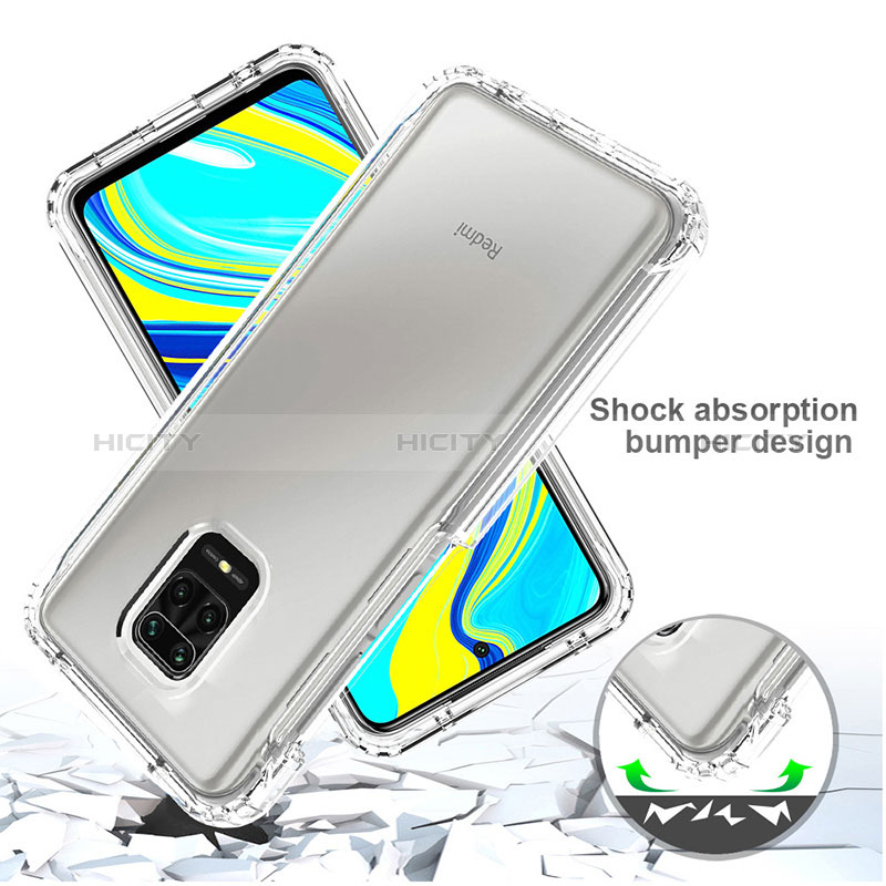 Coque Ultra Fine Transparente Souple Housse Etui 360 Degres Avant et Arriere Degrade pour Xiaomi Poco M2 Pro Plus