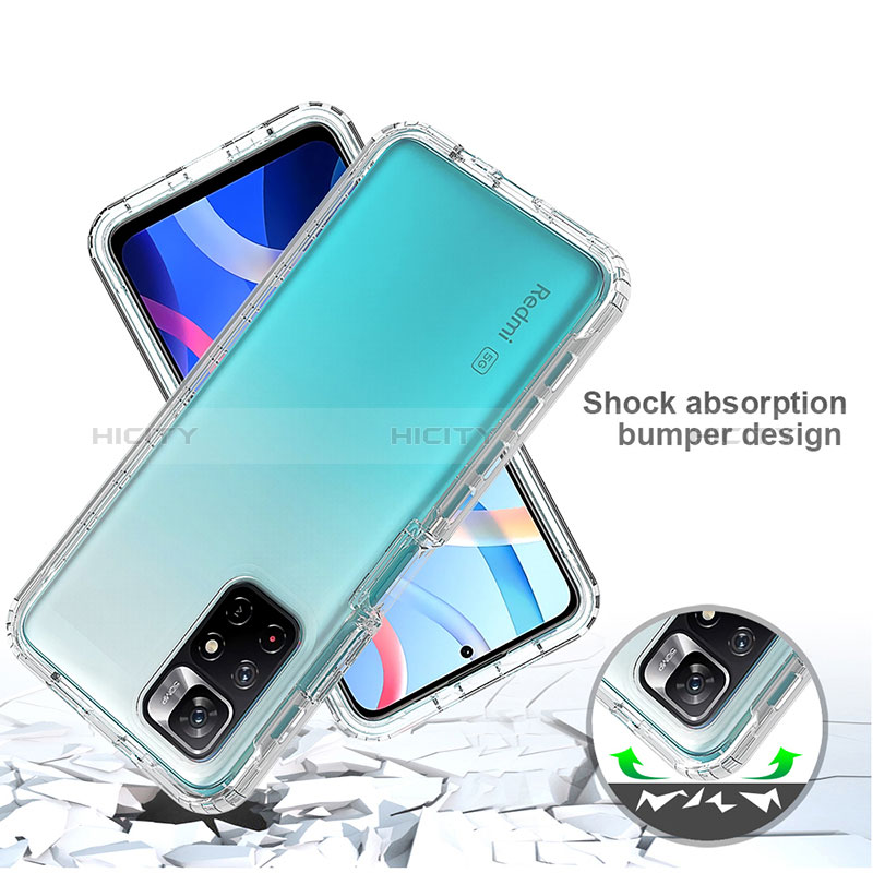 Coque Ultra Fine Transparente Souple Housse Etui 360 Degres Avant et Arriere Degrade pour Xiaomi Poco M4 Pro 5G Plus