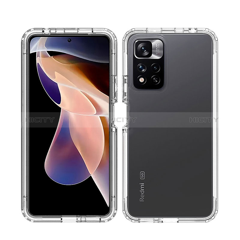 Coque Ultra Fine Transparente Souple Housse Etui 360 Degres Avant et Arriere Degrade pour Xiaomi Poco X4 NFC Plus