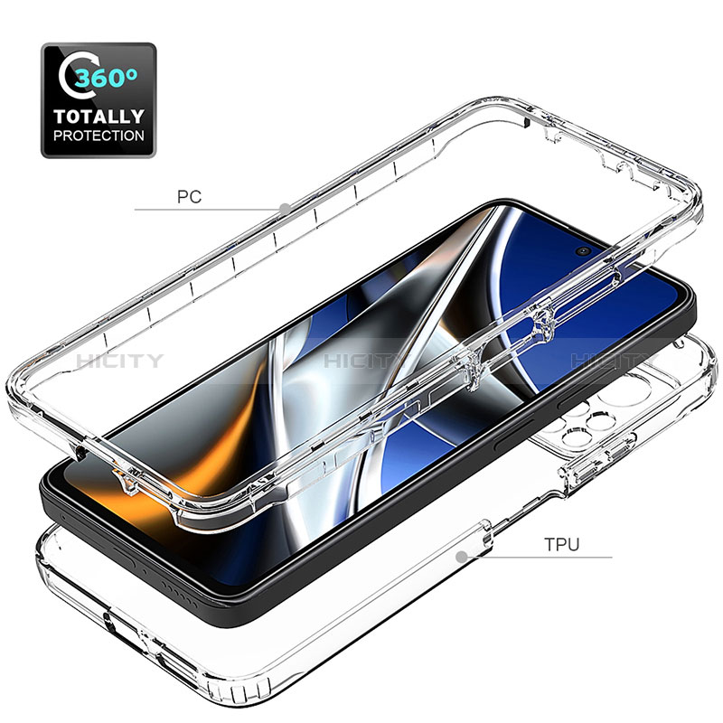 Coque Ultra Fine Transparente Souple Housse Etui 360 Degres Avant et Arriere Degrade pour Xiaomi Poco X4 Pro 5G Plus