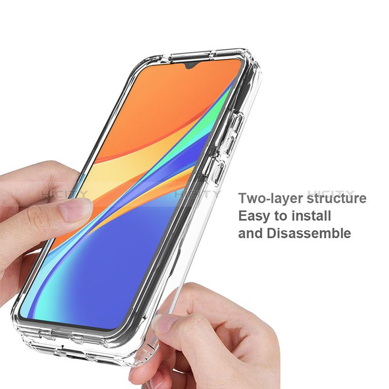 Coque Ultra Fine Transparente Souple Housse Etui 360 Degres Avant et Arriere Degrade pour Xiaomi Redmi 10A 4G Plus