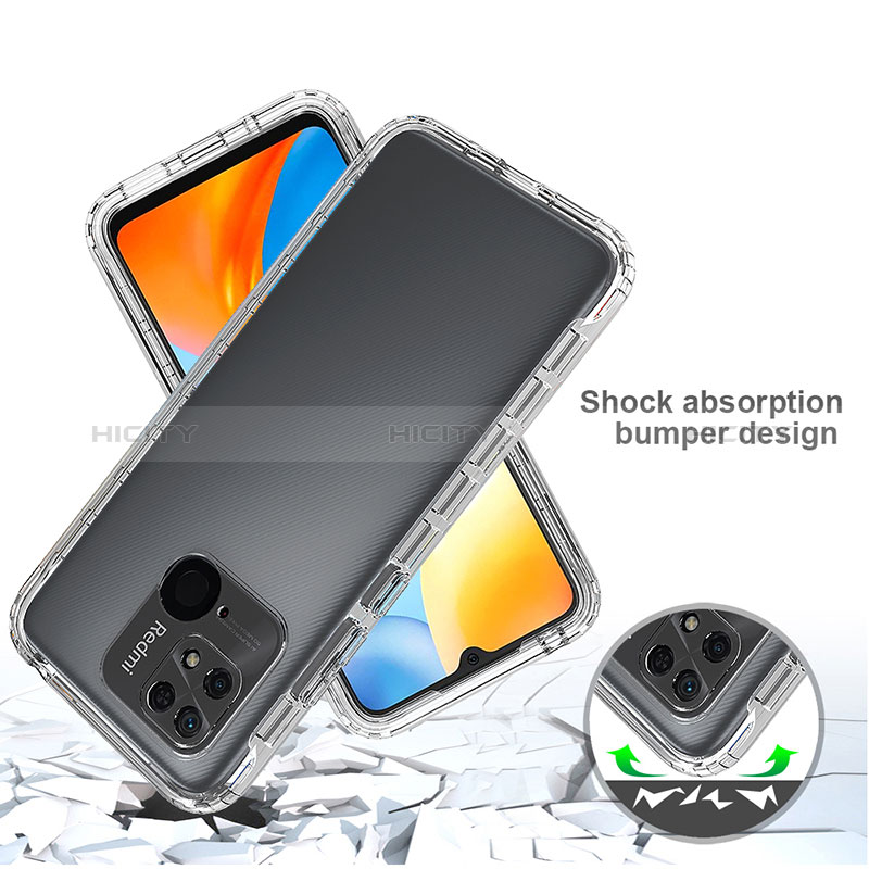 Coque Ultra Fine Transparente Souple Housse Etui 360 Degres Avant et Arriere Degrade pour Xiaomi Redmi 10C 4G Plus