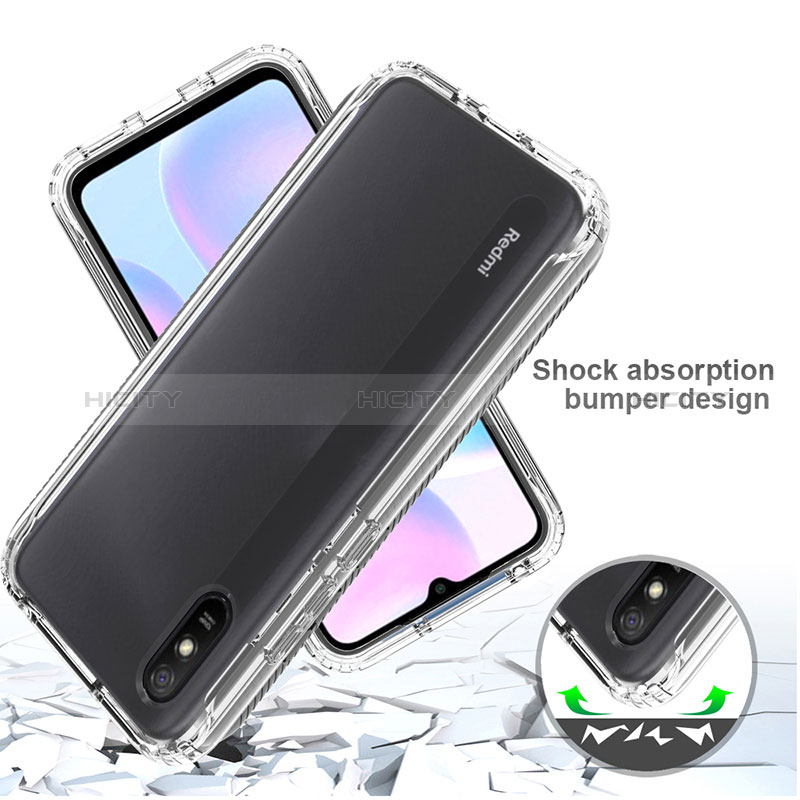 Coque Ultra Fine Transparente Souple Housse Etui 360 Degres Avant et Arriere Degrade pour Xiaomi Redmi 9A Plus