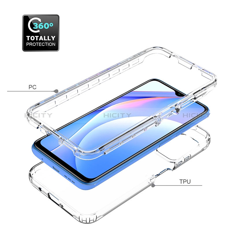 Coque Ultra Fine Transparente Souple Housse Etui 360 Degres Avant et Arriere Degrade pour Xiaomi Redmi 9T 4G Plus