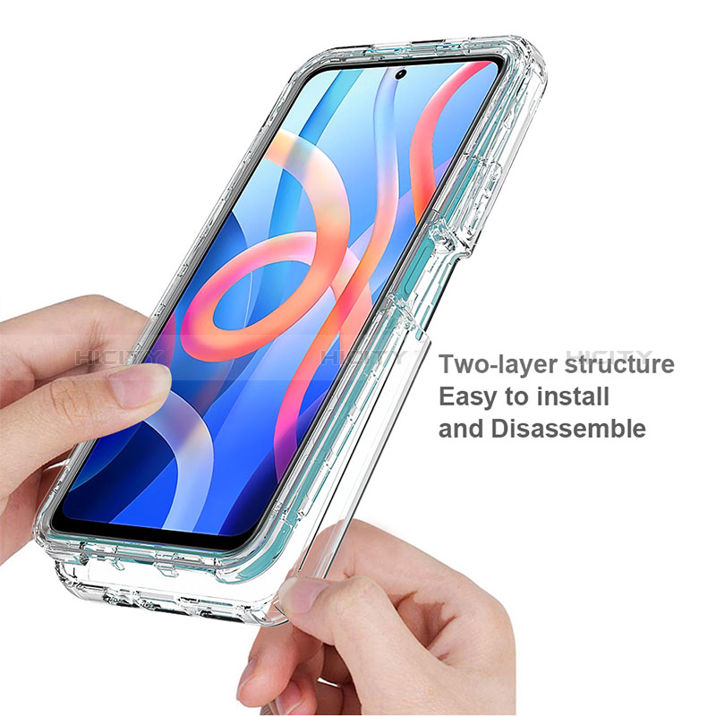 Coque Ultra Fine Transparente Souple Housse Etui 360 Degres Avant et Arriere Degrade pour Xiaomi Redmi Note 11 5G Plus