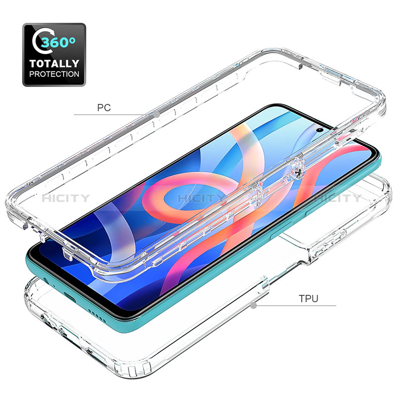 Coque Ultra Fine Transparente Souple Housse Etui 360 Degres Avant et Arriere Degrade pour Xiaomi Redmi Note 11 5G Plus