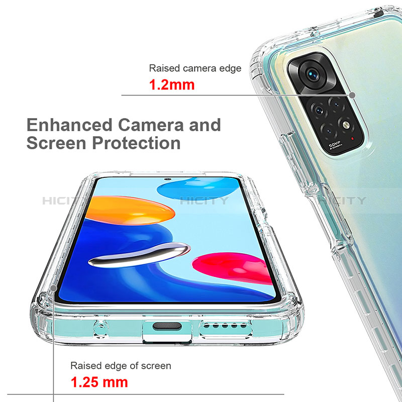 Coque Ultra Fine Transparente Souple Housse Etui 360 Degres Avant et Arriere Degrade pour Xiaomi Redmi Note 11 Pro 5G Plus