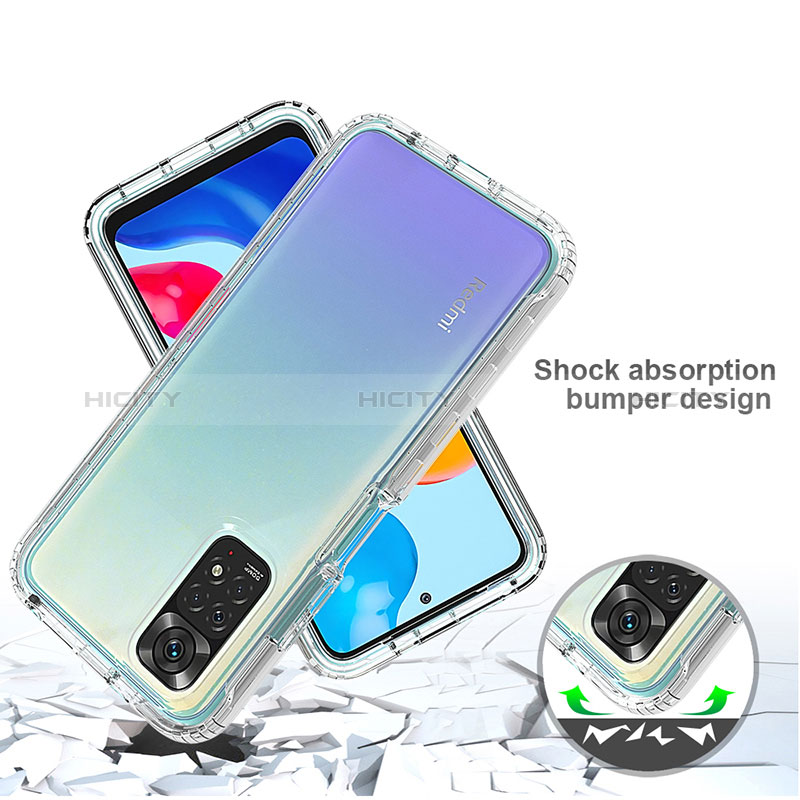 Coque Ultra Fine Transparente Souple Housse Etui 360 Degres Avant et Arriere Degrade pour Xiaomi Redmi Note 11 Pro 5G Plus