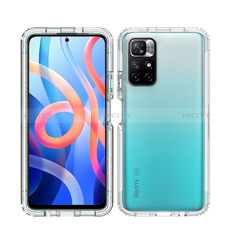 Coque Ultra Fine Transparente Souple Housse Etui 360 Degres Avant et Arriere Degrade pour Xiaomi Redmi Note 11S 5G Plus