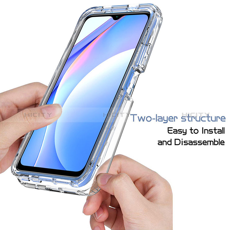 Coque Ultra Fine Transparente Souple Housse Etui 360 Degres Avant et Arriere Degrade pour Xiaomi Redmi Note 9 4G Plus