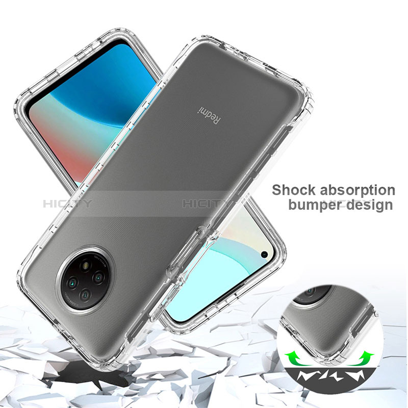 Coque Ultra Fine Transparente Souple Housse Etui 360 Degres Avant et Arriere Degrade pour Xiaomi Redmi Note 9 5G Plus