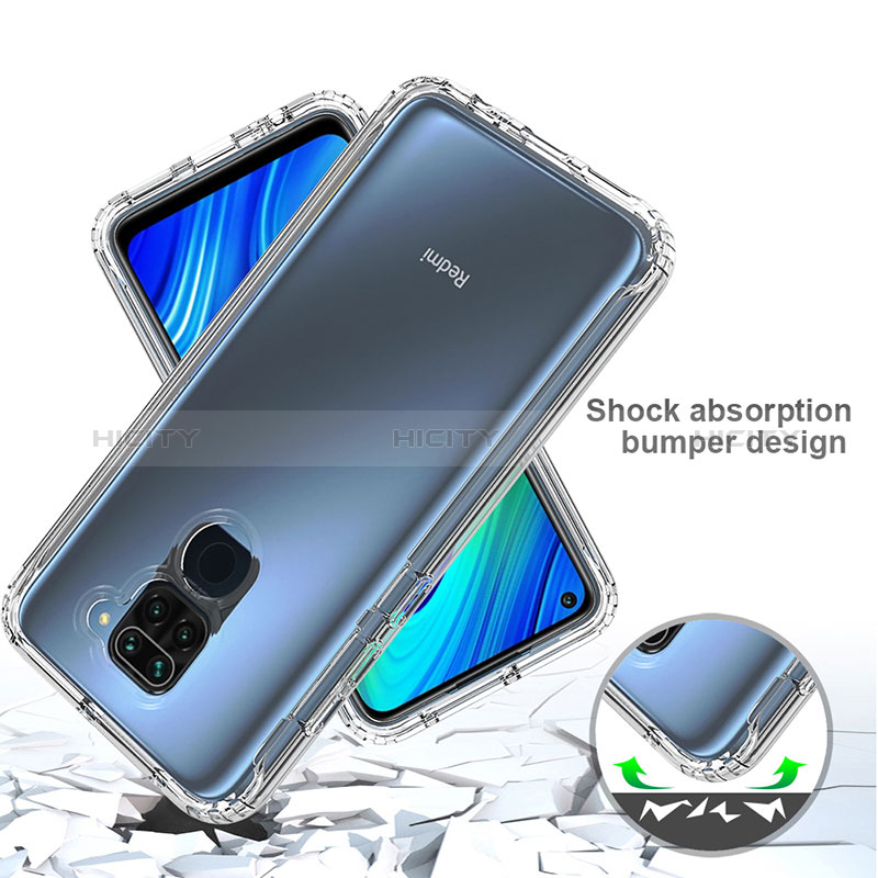 Coque Ultra Fine Transparente Souple Housse Etui 360 Degres Avant et Arriere Degrade pour Xiaomi Redmi Note 9 Plus