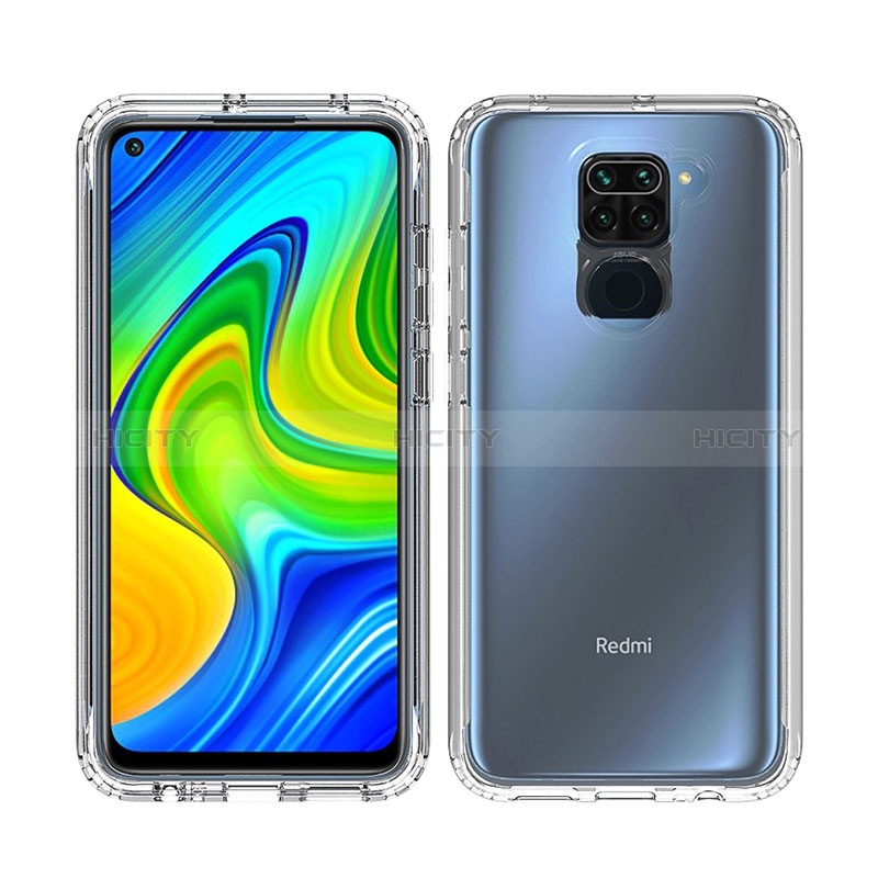 Coque Ultra Fine Transparente Souple Housse Etui 360 Degres Avant et Arriere Degrade pour Xiaomi Redmi Note 9 Plus