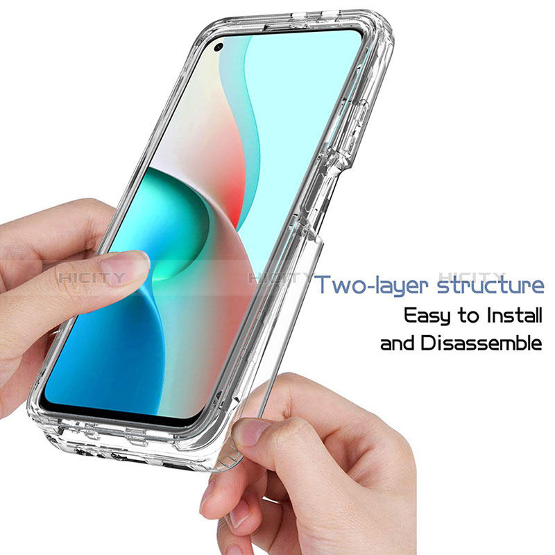 Coque Ultra Fine Transparente Souple Housse Etui 360 Degres Avant et Arriere Degrade pour Xiaomi Redmi Note 9T 5G Plus