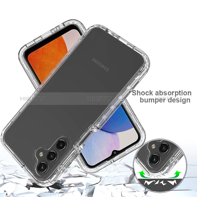 Coque Ultra Fine Transparente Souple Housse Etui 360 Degres Avant et Arriere Degrade ZJ1 pour Samsung Galaxy A05s Plus