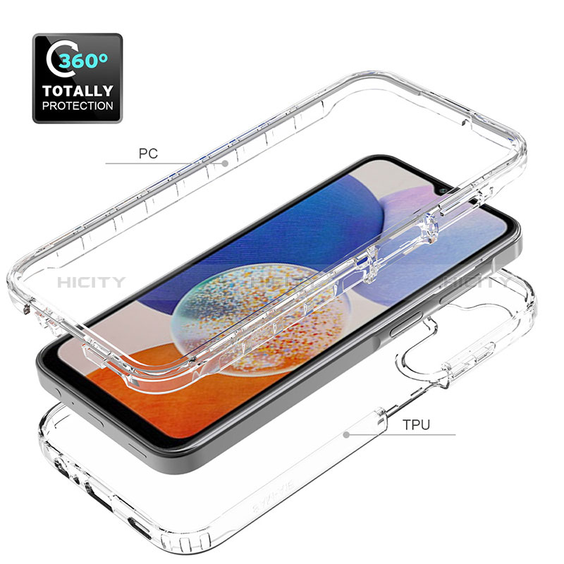 Coque Ultra Fine Transparente Souple Housse Etui 360 Degres Avant et Arriere Degrade ZJ1 pour Samsung Galaxy A05s Plus